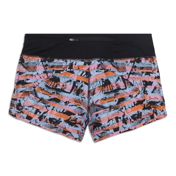 Lululemon Run Times Short II Inversion Multi / Black - Picture 3 of 7